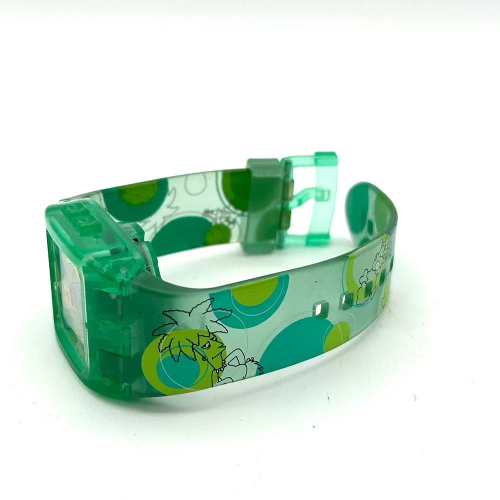 The Simpsons Krusty the Clown Digital Watch Unisex OS Green Good Y2K Vintage